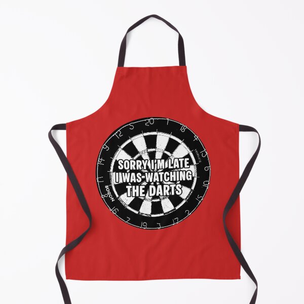 Item preview, Sorry I'm late I was watching the darts black-white designed and sold by bravoalpha.