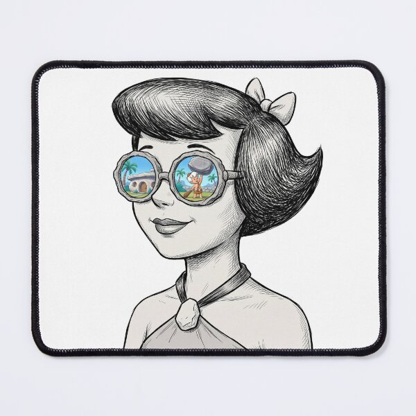 Item preview, Betty Rubble Bamm-Bamm Stone Shades Reflection designed and sold by Bad-Decisions-Designs.