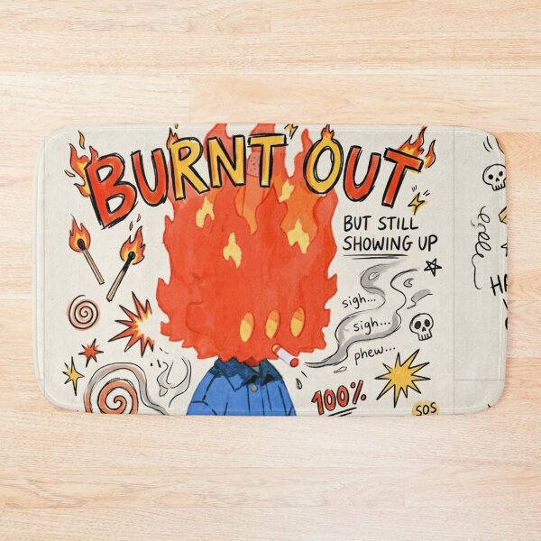 Item preview, FL4M3‑H34D FUM3‑DR1FT: The Burnout Carrier Running Full Perseverance‑Lore Voltage designed and sold by Print Fiction.