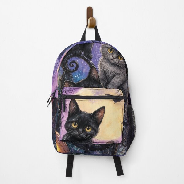 Item preview, Cute Cats Halloween Pumpkin Full Moon Magical Spook designed and sold by Mauswohn.