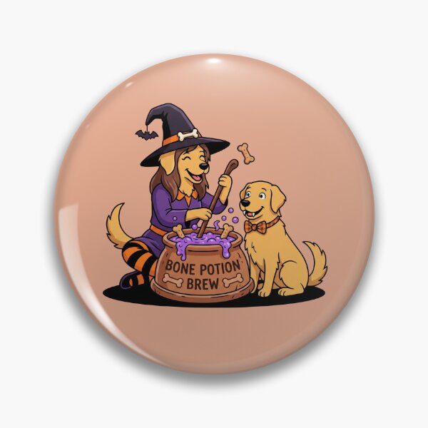 Item preview, Dog Witch Brewing A Bone Potion designed and sold by Rare By Hero.