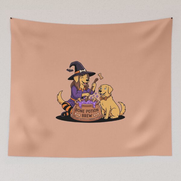 Item preview, Dog Witch Brewing A Bone Potion designed and sold by Rare By Hero.