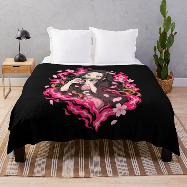 Item preview, Nezuko Kamado Pink Flames designed and sold by McLeodAlice.