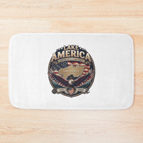 Item preview, Serene American Lake Landscape Art for Nature Lovers designed and sold by HMshopful.