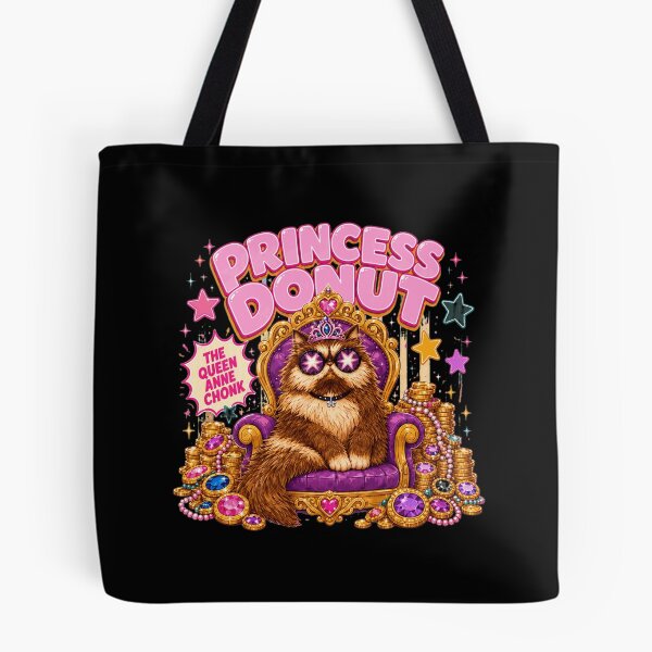 Item preview, Princess Donut Cat Queen Chonk Throne designed and sold by sAnupama25.