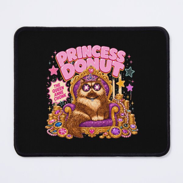 Item preview, Princess Donut Cat Queen Chonk Throne designed and sold by sAnupama25.