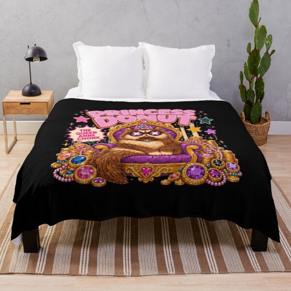 Item preview, Princess Donut Cat Queen Chonk Throne designed and sold by sAnupama25.