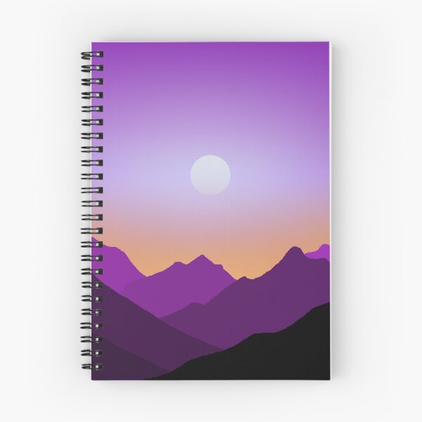 Item preview, Purple Mountain Range Sunset designed and sold by ArtisticJump.