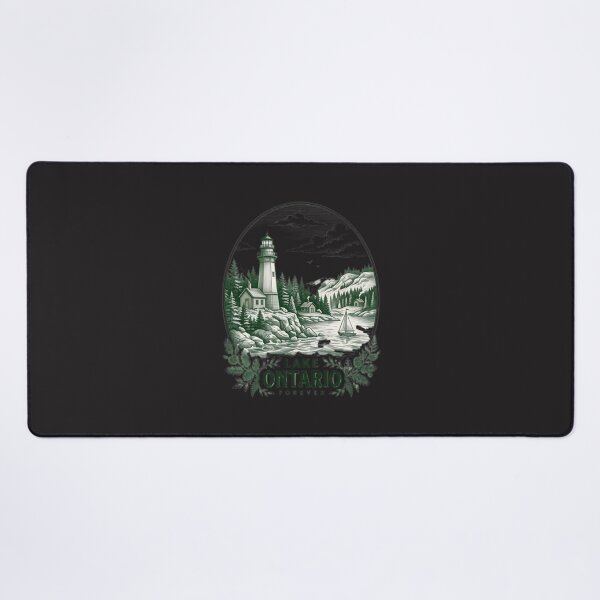 Item preview, Serene Lake America Landscape Nature Scene Illustration designed and sold by HMshopful.