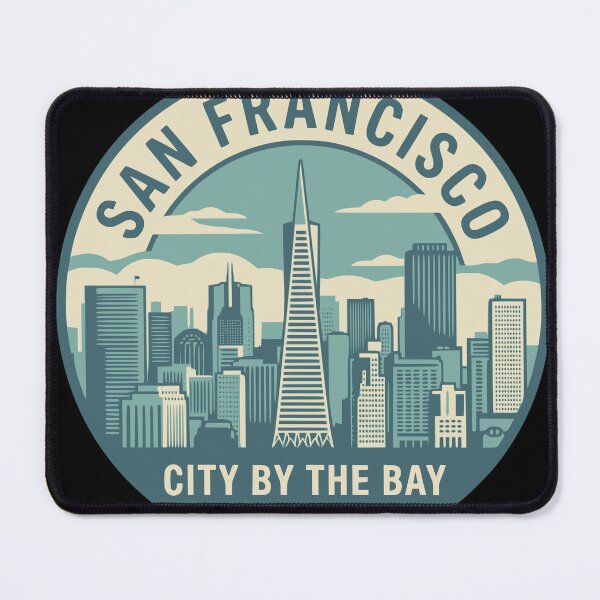 Item preview, Vintage San Francisco Skyline Emblem designed and sold by Travelpeak.