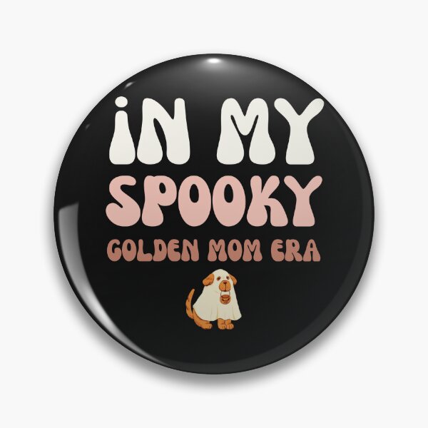 Item preview, Groovy In My Spooky Golden Mom Era Halloween Retriever designed and sold by mumchaosdesigns.