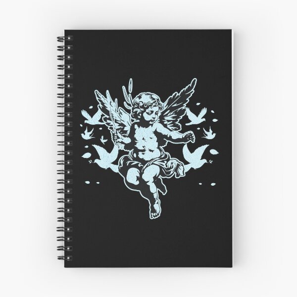 Item preview, Vintage angel with bow and white doves designed and sold by FeverVoid.