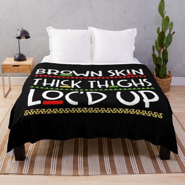 Item preview, Brown Skin Thick Thighs Locd Up Cultural Art designed and sold by papahholiday.