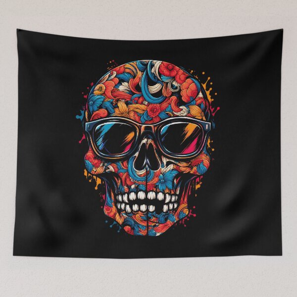 Item preview, Colorful Skull designed and sold by EMuzyk.