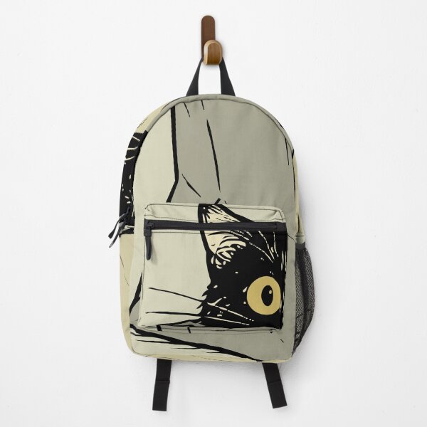 Item preview, Funny Black Cat Peeking From Paper Grocery Bag T-Shirt designed and sold by awesome-loob.