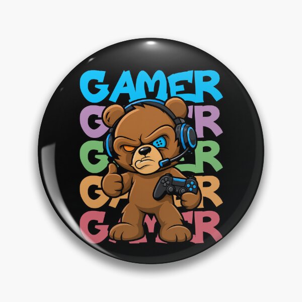 Item preview, Gamer Teddy Bear Cute Video Game Cartoon designed and sold by ShirtWreck.