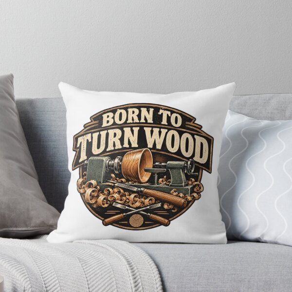 Item preview, Born To Turn Wood Vintage Woodturning designed and sold by AleksKos.