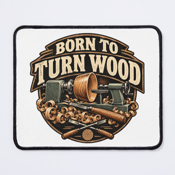 Item preview, Born To Turn Wood Vintage Woodturning designed and sold by AleksKos.
