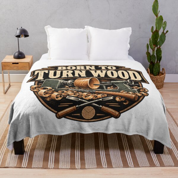 Item preview, Born To Turn Wood Vintage Woodturning designed and sold by AleksKos.