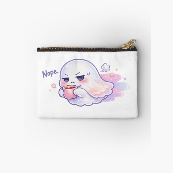 Item preview, Nope Ghost – Soft Pastel Kawaii Mood Spirit designed and sold by Sommium .