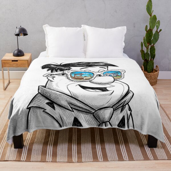 Item preview, Fred Flintstone Stone Car Shades Reflection designed and sold by Bad-Decisions-Designs.