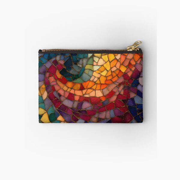 Item preview, Abstract Gaudi Inspired Mosaic Colorful Trencadís Spiral Pattern Art designed and sold by GrinGalore.