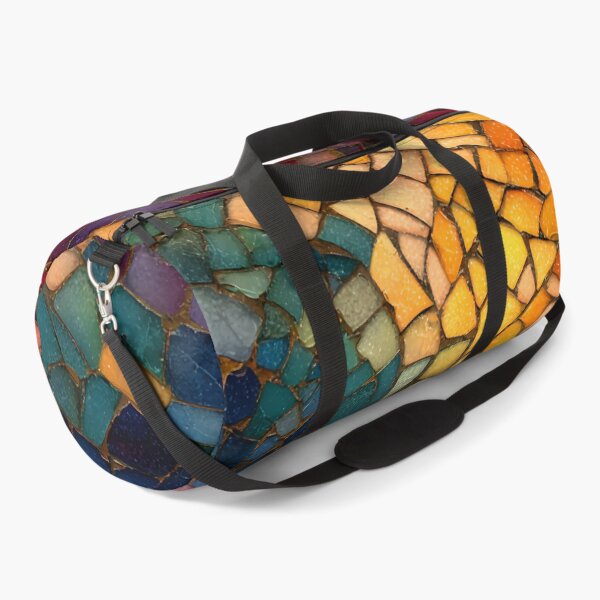 Item preview, Abstract Gaudi Inspired Mosaic Colorful Trencadís Spiral Pattern Art designed and sold by GrinGalore.