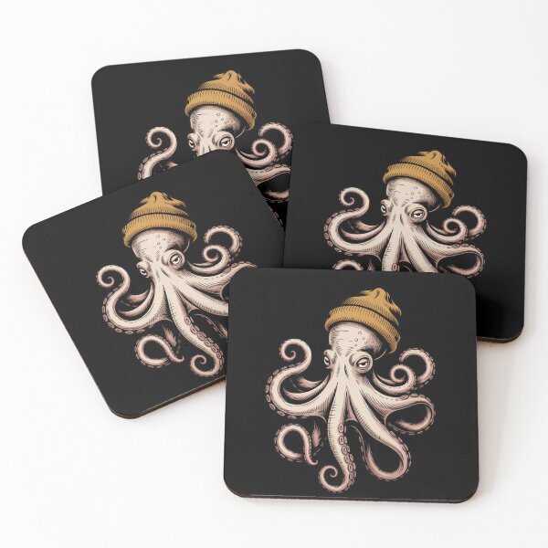Item preview,  Octopus Wearing Beanie Funny Winter Ocean Animal  designed and sold by ZACK ART.