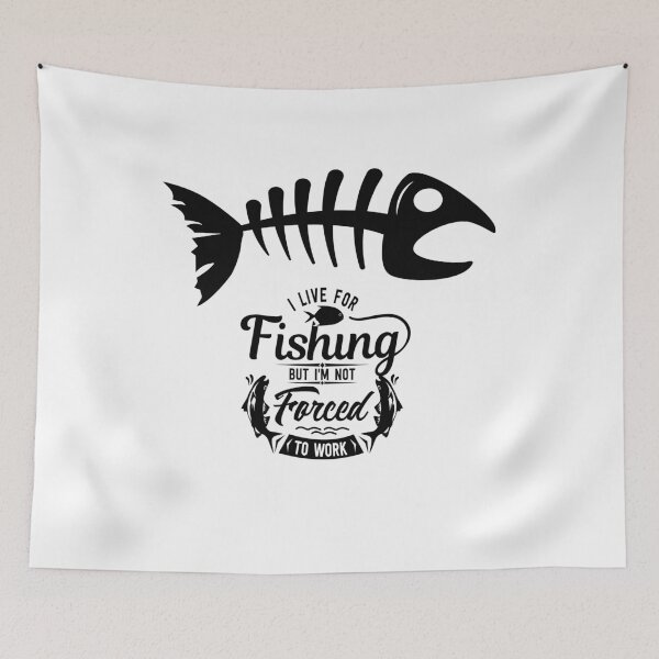 Item preview, Spooky Fish Skeleton Silhouette  designed and sold by GoldenSparkleShop.