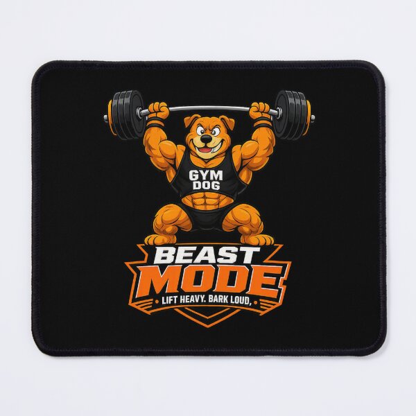 Item preview, BEAST MODE GYM DOG – Lift Heavy, Bark Loud! designed and sold by StrongEveryDayStore.