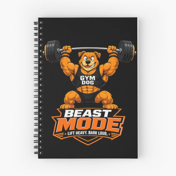 Item preview, BEAST MODE GYM DOG – Lift Heavy, Bark Loud! designed and sold by StrongEveryDayStore.