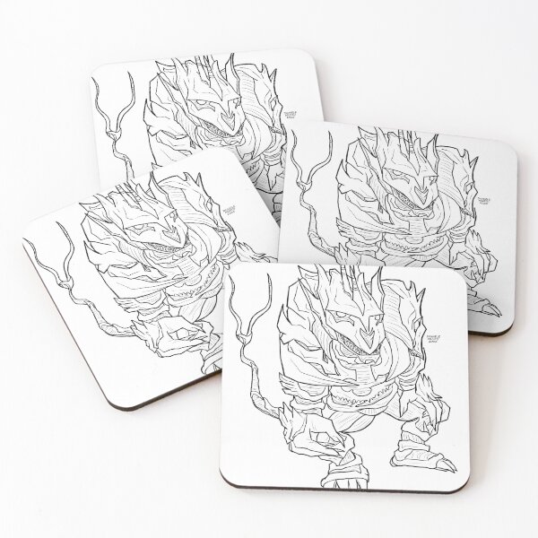 Item preview, Chibi Monster X Lineart designed and sold by DMDigitalManus.