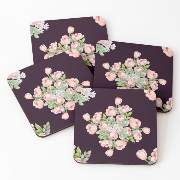 Item preview, Dark Plum Pink Tulip Floral Seamless Pattern designed and sold by ​Jyoti Digital Artist.