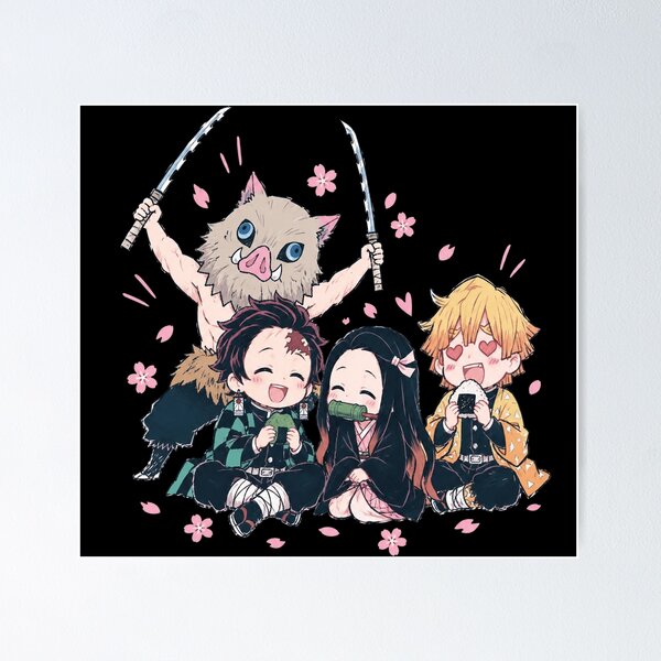 Item preview, Demon Slayer Chibi Crew designed and sold by McLeodAlice.
