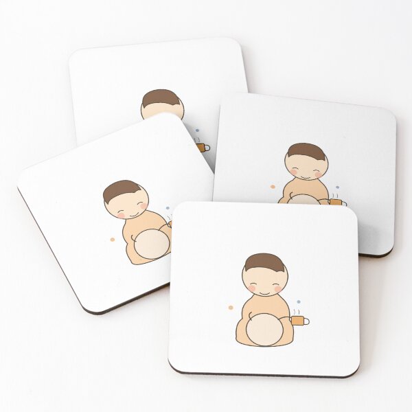 Item preview, Sleepy Pregnant Mom Drinking Coffee designed and sold by Jemmaya.