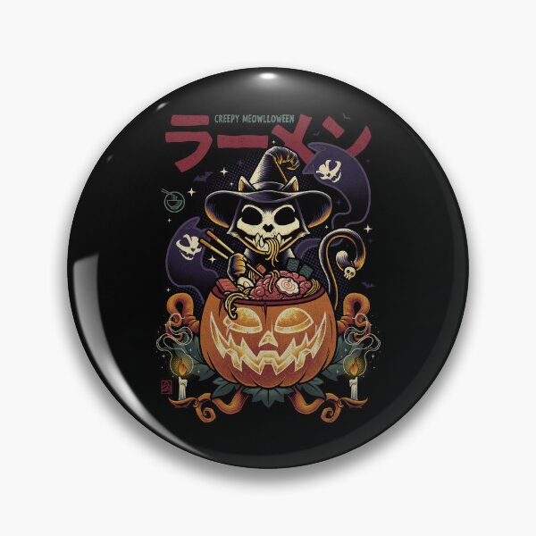 Item preview, CREEPY MEOWLLOWEEN RAMEN designed and sold by Angoes25.