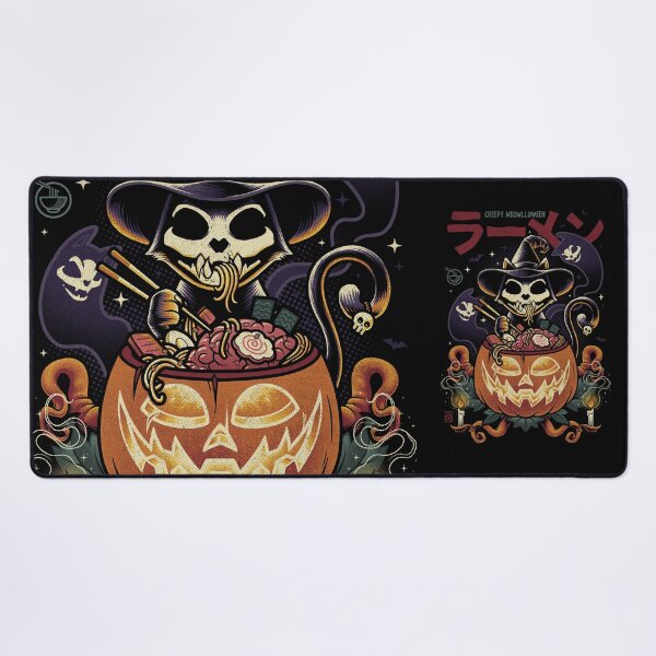 Item preview, CREEPY MEOWLLOWEEN RAMEN designed and sold by Angoes25.