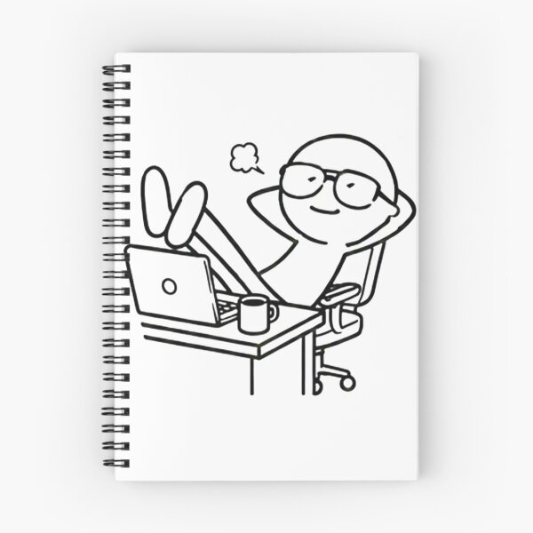 Item preview, Line drawing man chill designed and sold by wonghong.