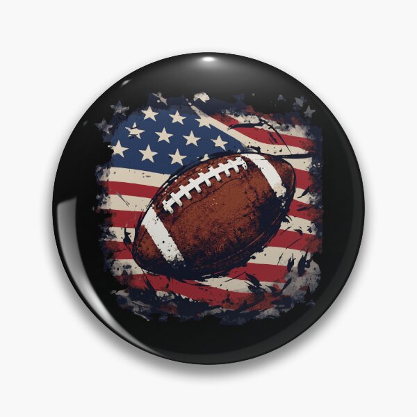 Item preview, American Football USA Flag Vintage Grunge Sport designed and sold by FeverVoid.