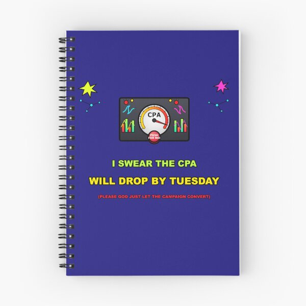 Item preview, PPC Campaign Sarcasm Meme - CPA Panic Media Buyer Joke designed and sold by TribeGlyph.