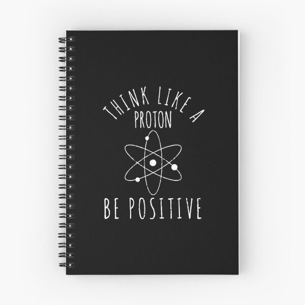 Item preview, Think Like A Proton Be Positive Science Joke Art designed and sold by papahholiday.