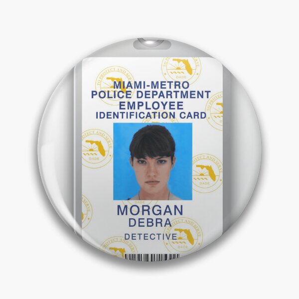 Item preview, Miami Metro Police Detective ID designed and sold by Sickrobot8.