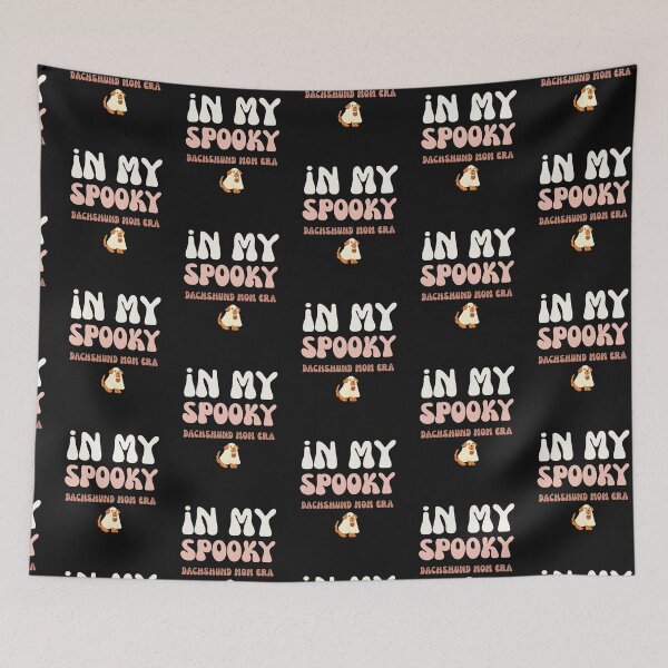 Item preview, Retro In My Spooky Dachshund Mom Era Halloween Wiener Dog designed and sold by mumchaosdesigns.