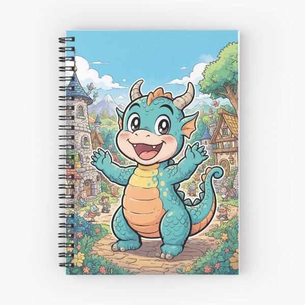Item preview, Smiling Dragon Anime Style designed and sold by Home Decor Art.