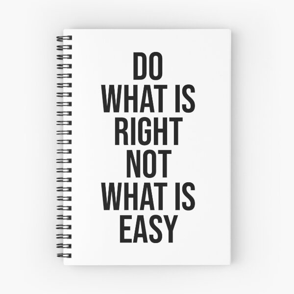 Item preview, Do what is Right not what is Easy designed and sold by PublicArtDesign.