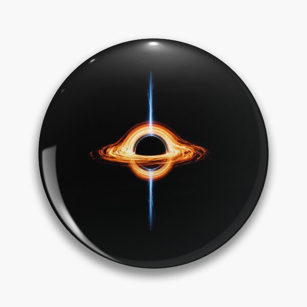 Item preview, Black Hole Event Horizon – Fiery Accretion Disk, Cosmic Space and Blue Relativistic Jet designed and sold by SOUFIANE1991.