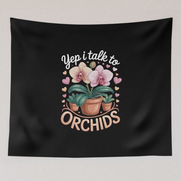Item preview, Yep I Talk to Orchids   designed and sold by jkrphoto.