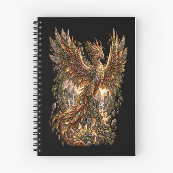 Item preview, Earth Phoenix – Ancient Elemental Bird of Power designed and sold by TroviTutto.