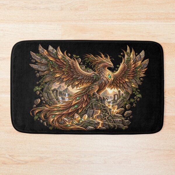 Item preview, Earth Phoenix – Ancient Elemental Bird of Power designed and sold by TroviTutto.