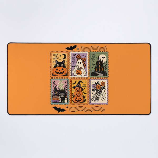 Item preview, Stamp Trick Or Treat, Fright Night, 31 October, Spooky Season designed and sold by vintagearttee.